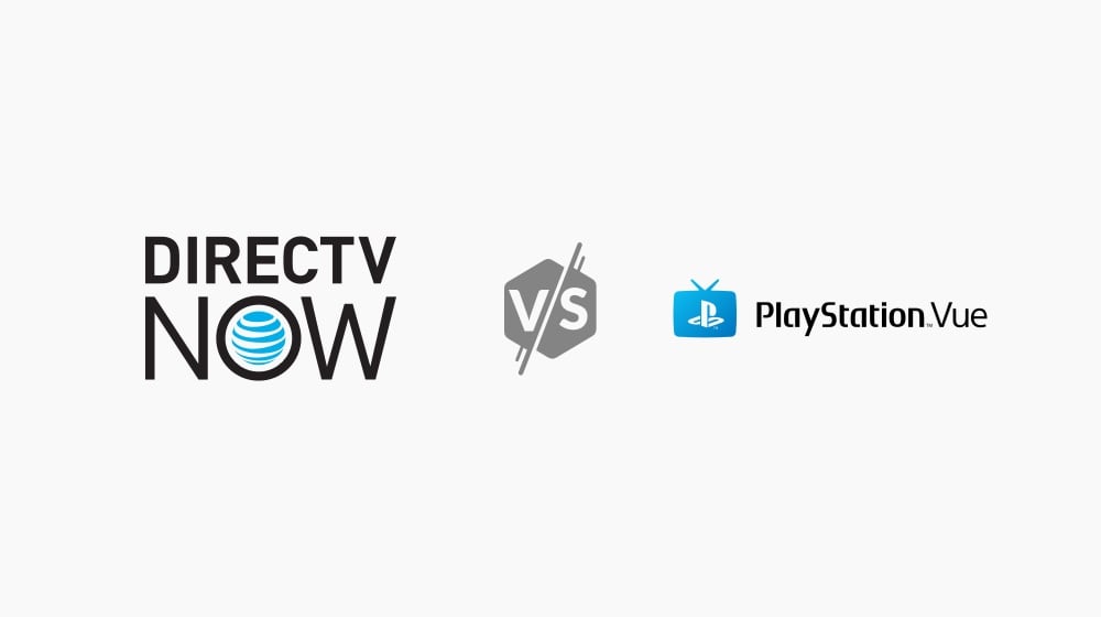 DIRECTV NOW vs. Playstation Vue