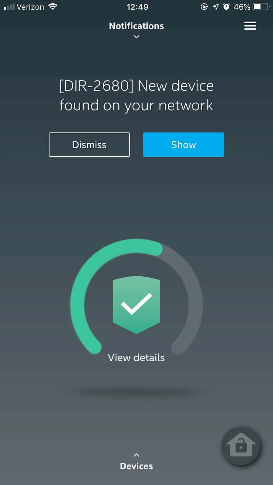 D-Link-D-Fend-Home-Screen D-Link D-Fend app home screen