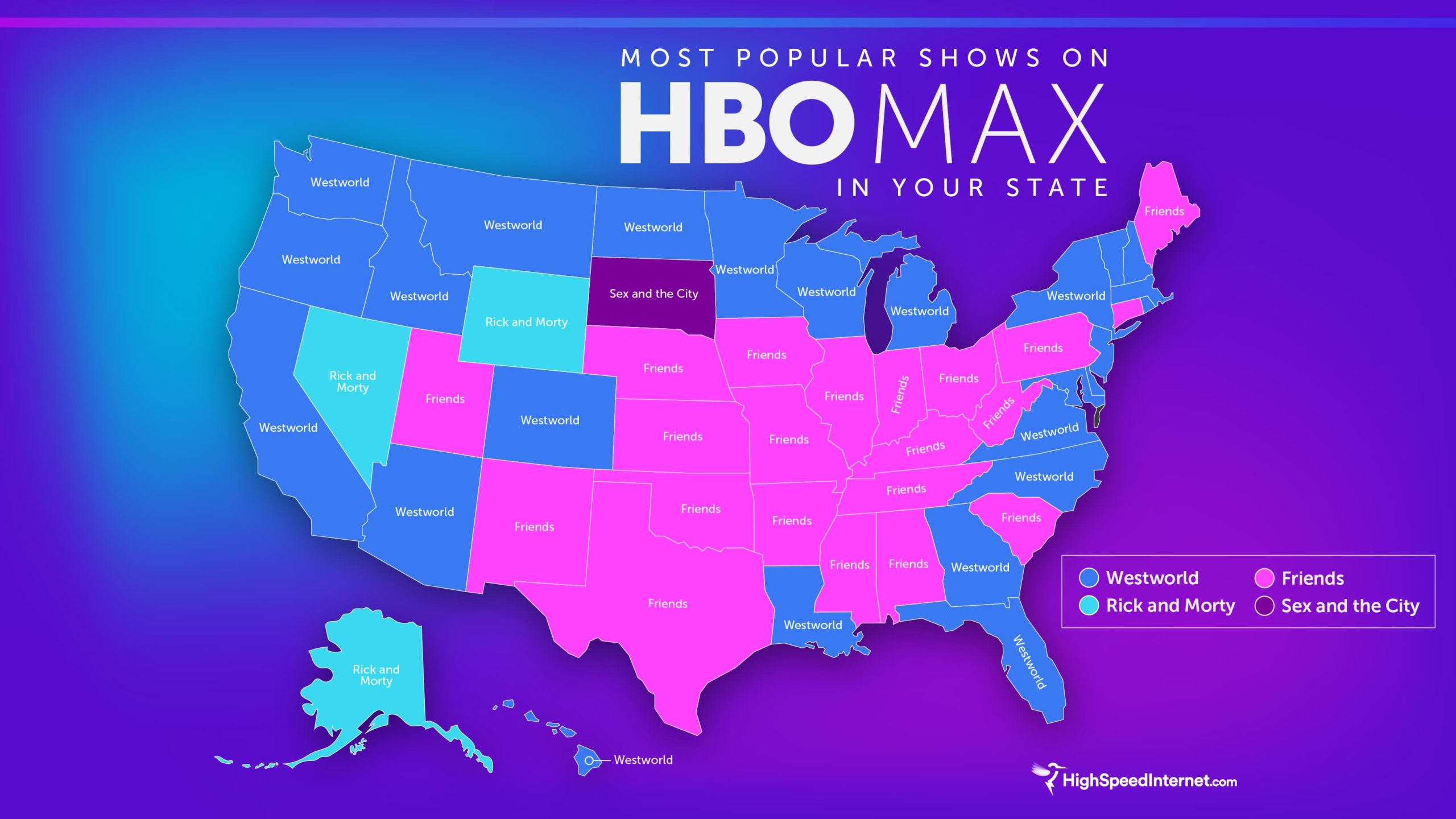 Every State S Favorite Hbo Max Show Highspeedinternet Com