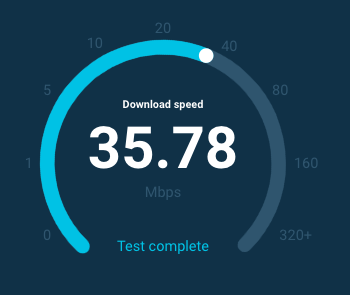 comcast internet speed test