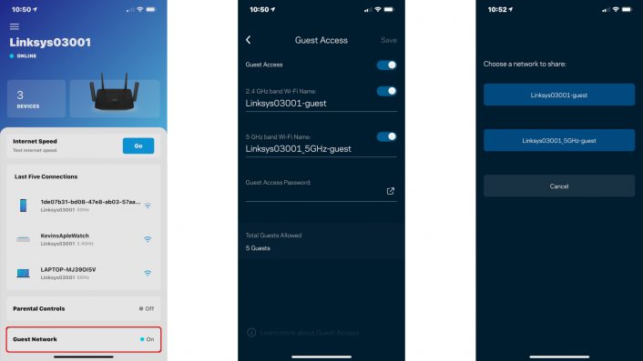 Linksys mobile app for routers