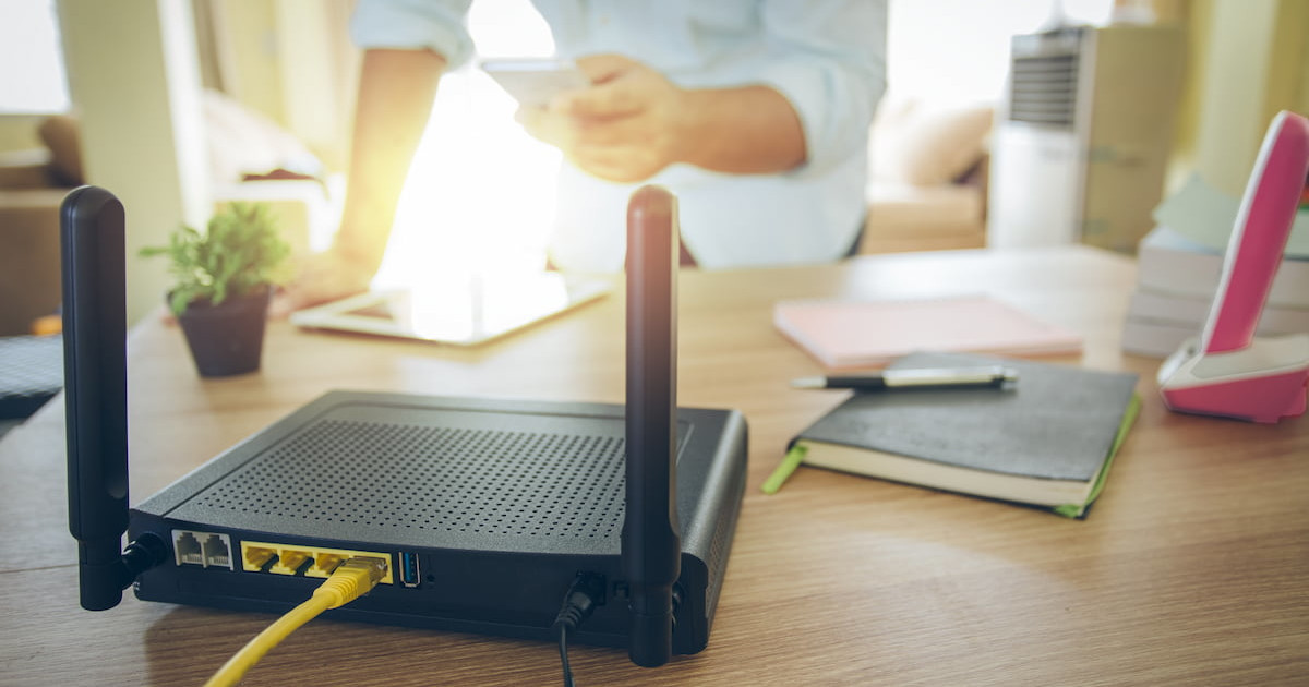 Setting up a router