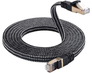 Professional Cat 5e 6, 7, 8 Ethernet High Speed Lan Cable 6ft 10ft 25ft  50ft Lot