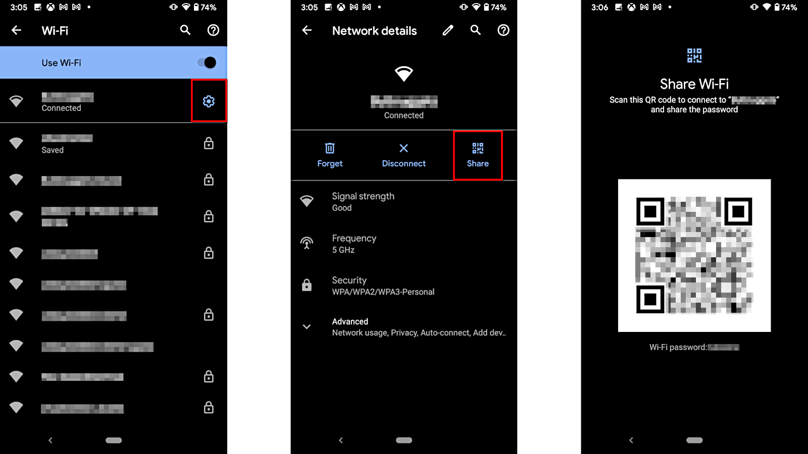 Android 11 Share Wi-Fi Password