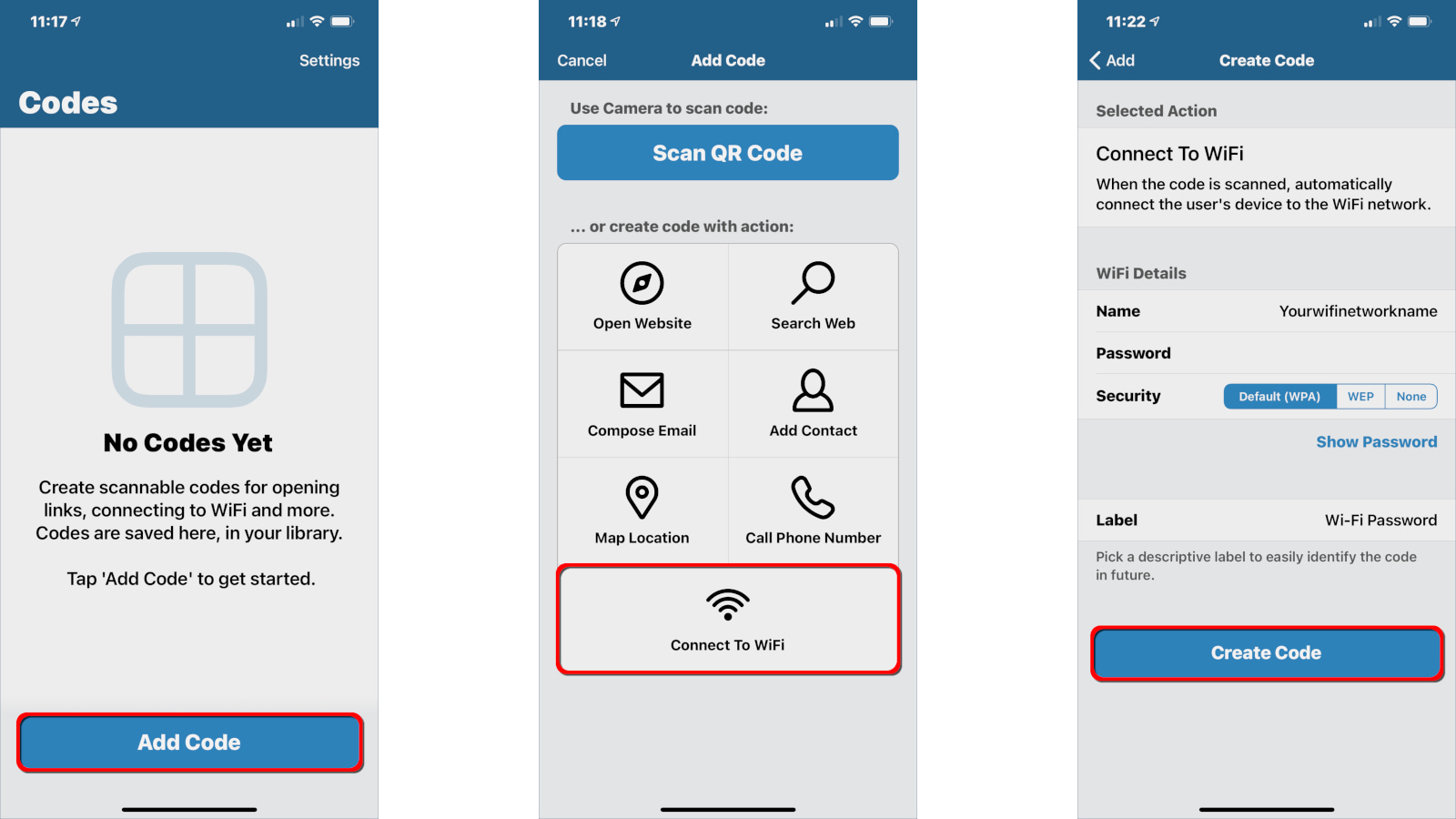 Share with Visual Codes