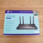 The TP-Link Archer AX20 boxed.