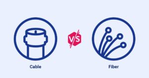 cable vs fiber graphic