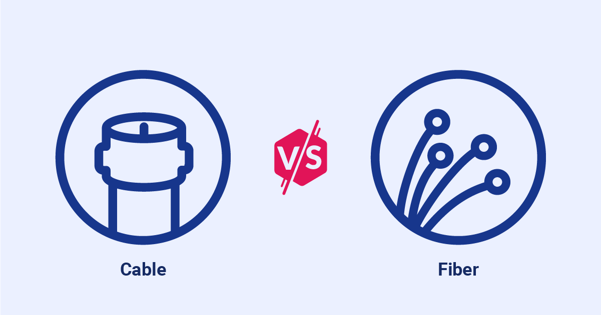 cable vs fiber graphic