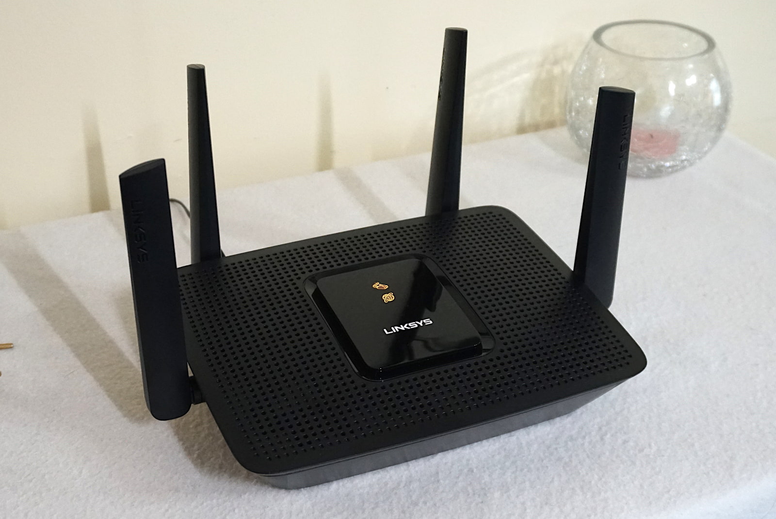 Linksys EA8300 router from above