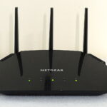 Front view of NETGEAR R6700AX router