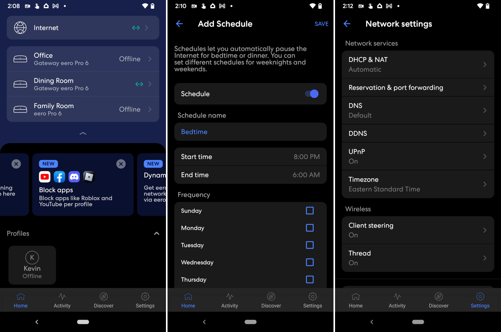 eero-pro-6-app-interface Amazon’s Eero app is extremely easy to use.