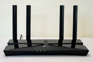 Front of TP-Link Archer AX20 router