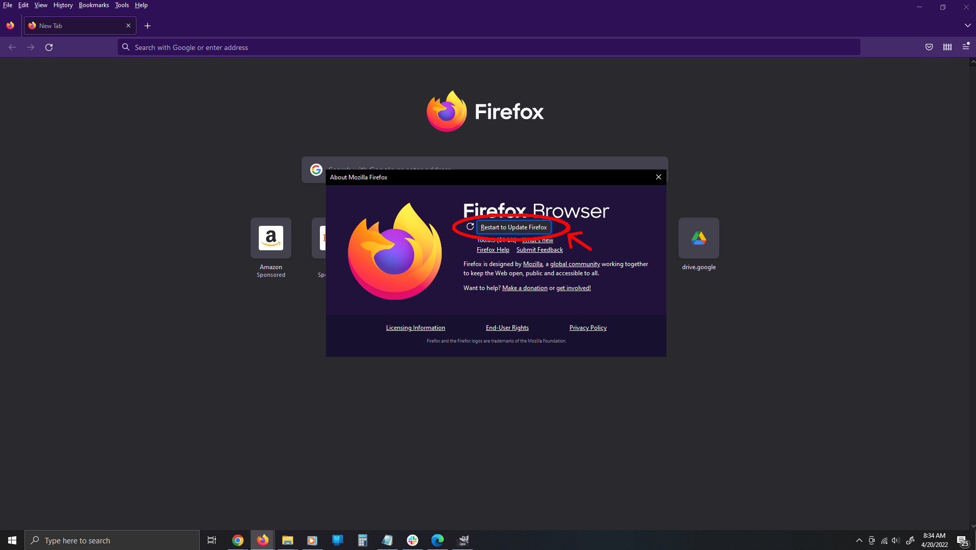 UpdateFirefox3 Update Firefpx Step 3