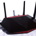 Overhead view of Netgear Nighthawk XR1000