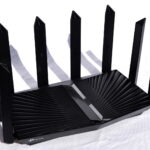 Top side view of AX90 router