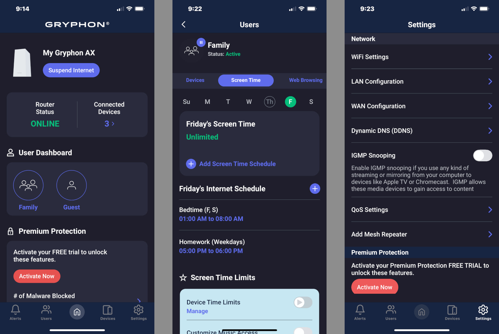 gryphon-connect-interface Gryphon Connect is excellent at cramming everything you need into a single app.