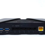 side view of nighthawk rax80 ports