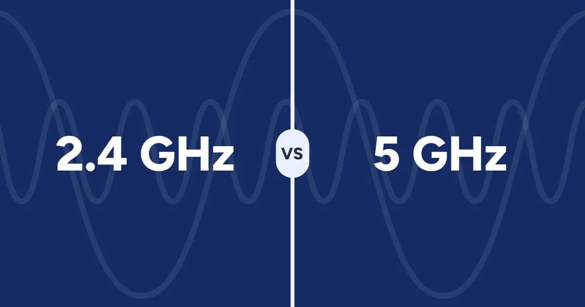2.4 GHz versus 5 GHz