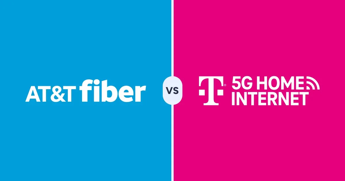 AT&T Fiber versus T-Mobile 5G Home Internet