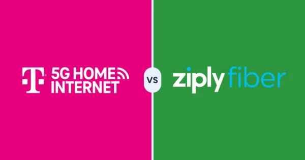 T-Mobile 5G Home Internet versus Ziply Fiber