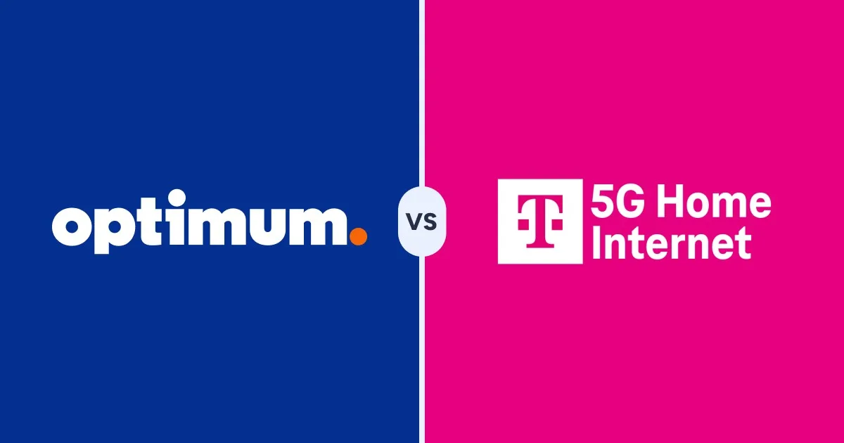 Optimum versus T-Mobile 5G Home Internet