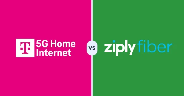T-Mobile 5G Home Internet versus Ziply Fiber