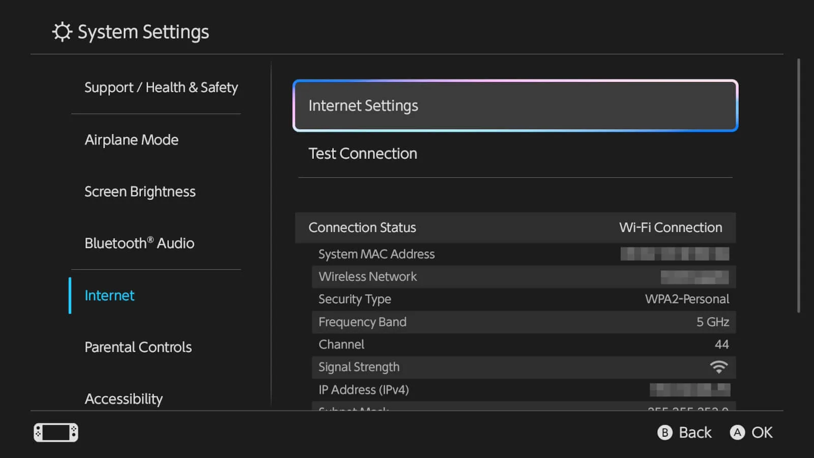 nintendo-switch-set-internet-settings (1) Nintendo Switch screenshot showing internet settings