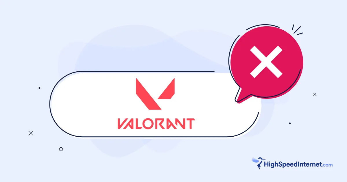 Valorant featured image with outage icon