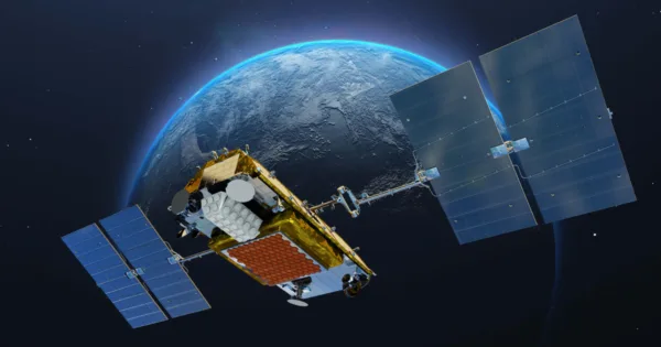 Iridium Satellite in Orbit.