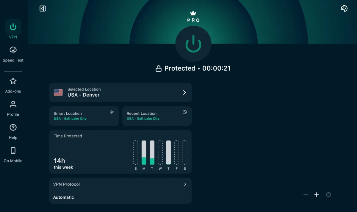 express-vpn-home-screen ExpressVPN macOS app.