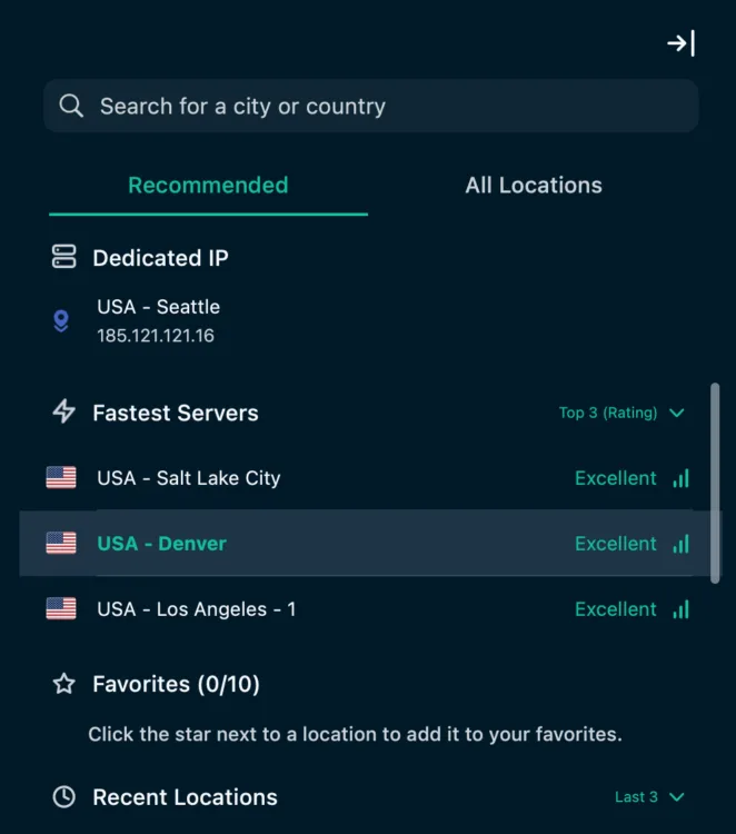 express-vpn-latency Express VPN latency by server.