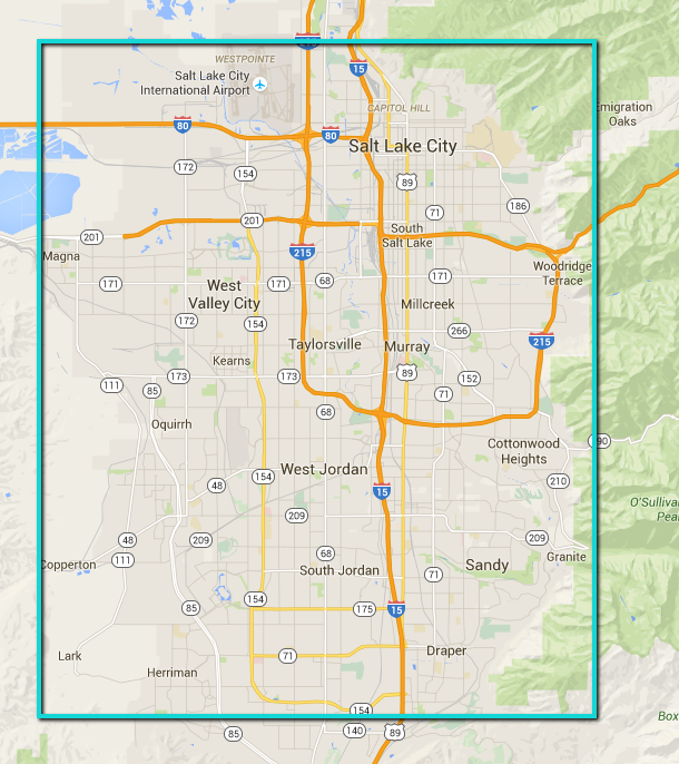 Salt Lake Zip Code Map World Map